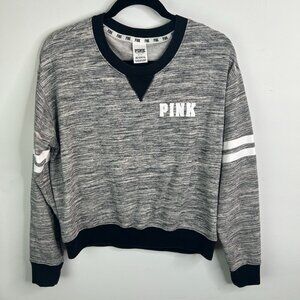PINK Victoria's Secret gray varsity pullover size small‎